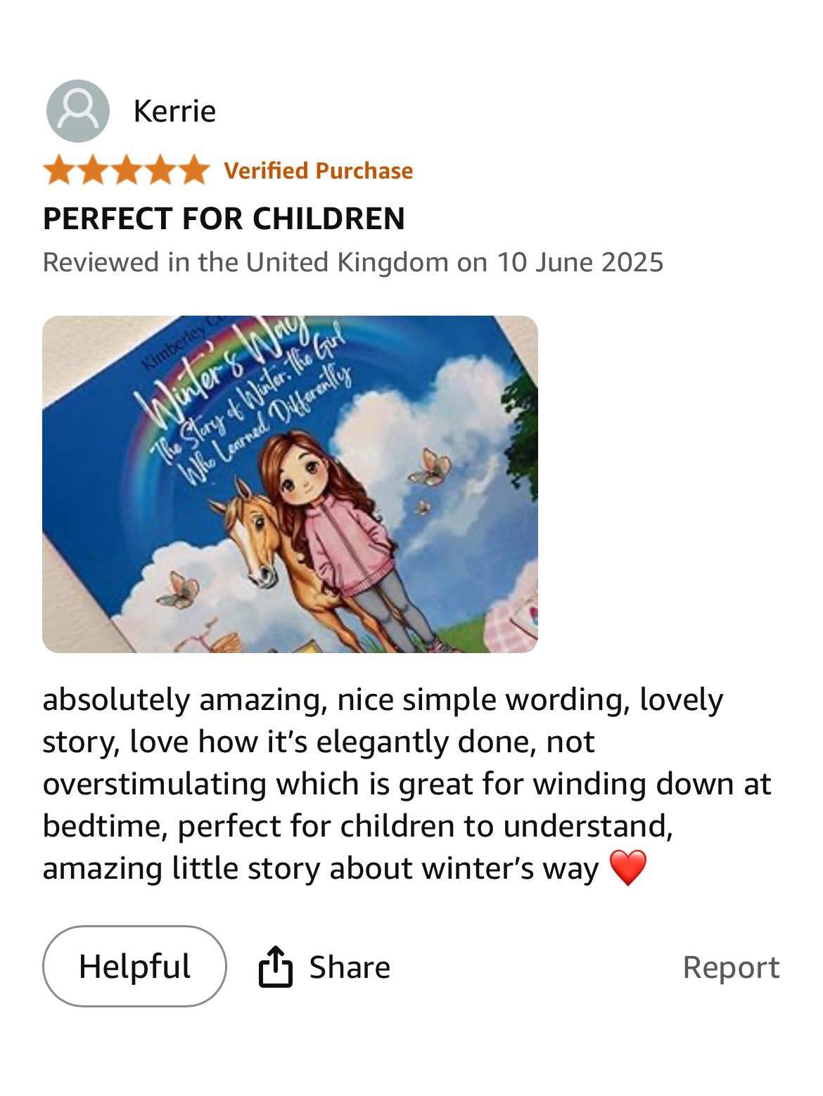 Winters Way paperback book